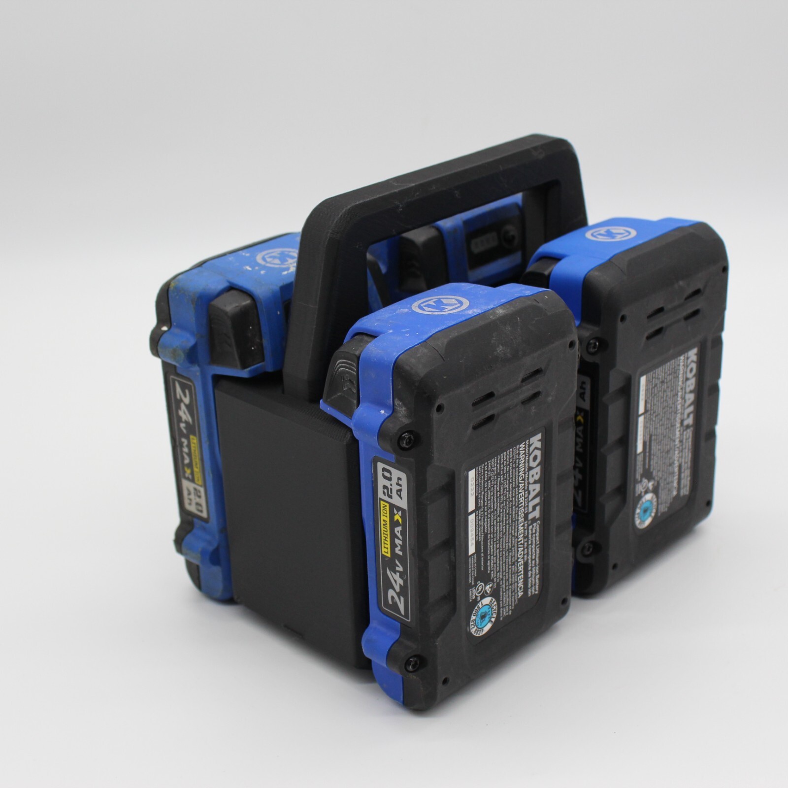 Kobalt 24 volt 4 Slot Battery Caddy Carrying Case Battery Holder