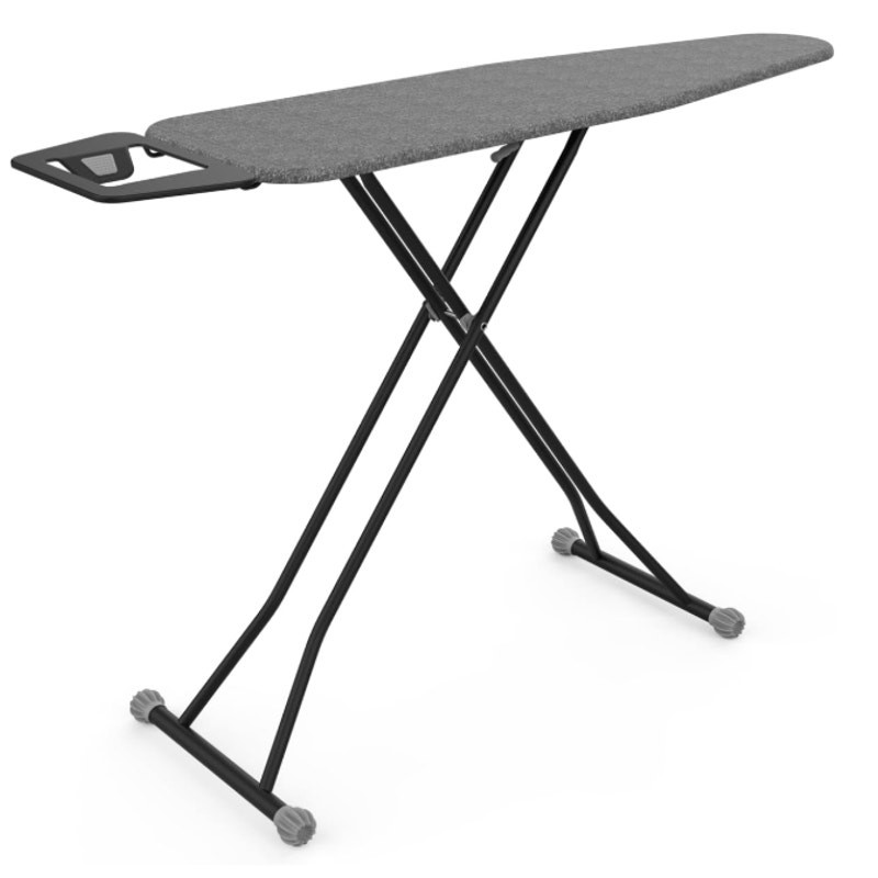 Ironing Board with Cover & Pad, Height Adjustable, Metal 43″L x 14″W x 36″H Gray