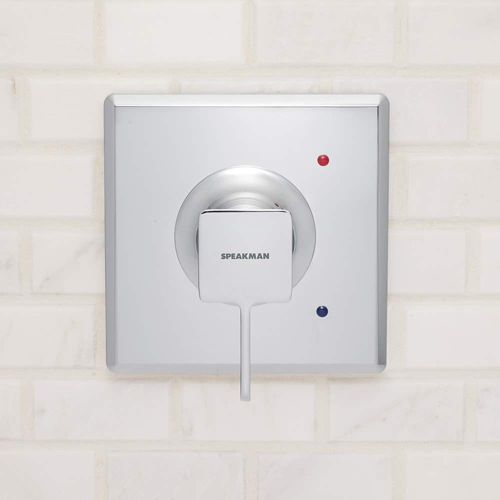 Speakman Cpt-1300-Uni Kubos Universal Shower Trim Polished Chrome Valve Not