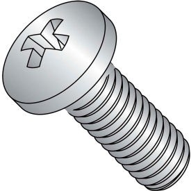 Machine Screw M6 x 1.00 x 16mm Phillips Pan Head Class 4.8 Steel Zinc DIN 7985A