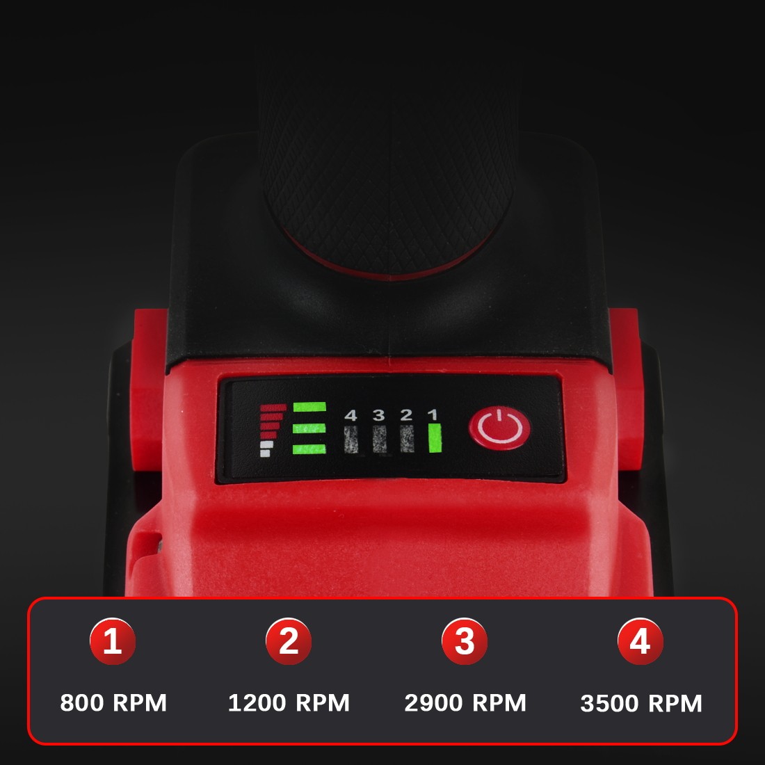 Brushless Cordless Impact Driver,for Milwaukee 18V Battery,1/4″ Compact,4 Speed