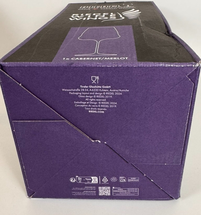 Riedel Winewings Cabernet Merlot Wine Glass Single Stem 1234/0 35oz