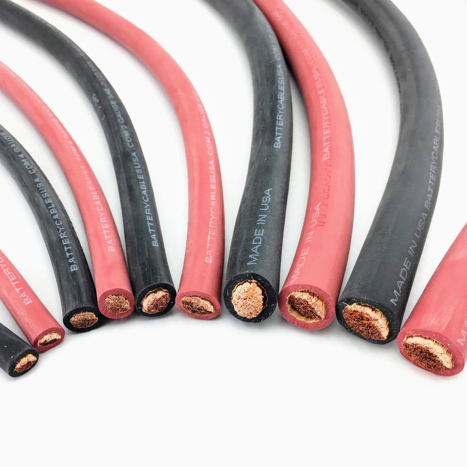 Welding Cable Flexible Rubber SGR Battery Cable SAE J1127 Pure Copper – USA Made