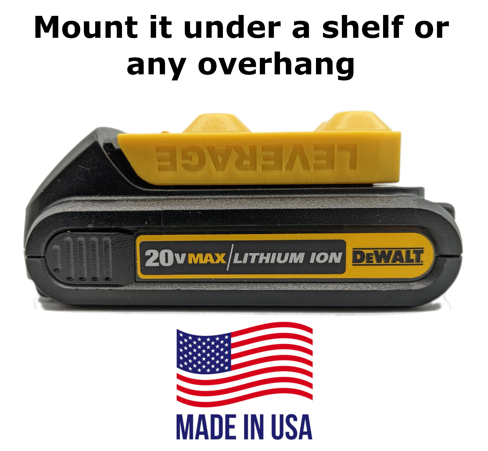 10 / 10 Combo Pack DeWALT 20V 60V Tool & Battery Mounts/Holders – BEST FIT!
