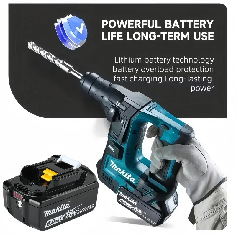 2 x Makita BL1860B-2 18V LXT Lithium-Ion 6.0 Ah Battery – New – USA SHIP