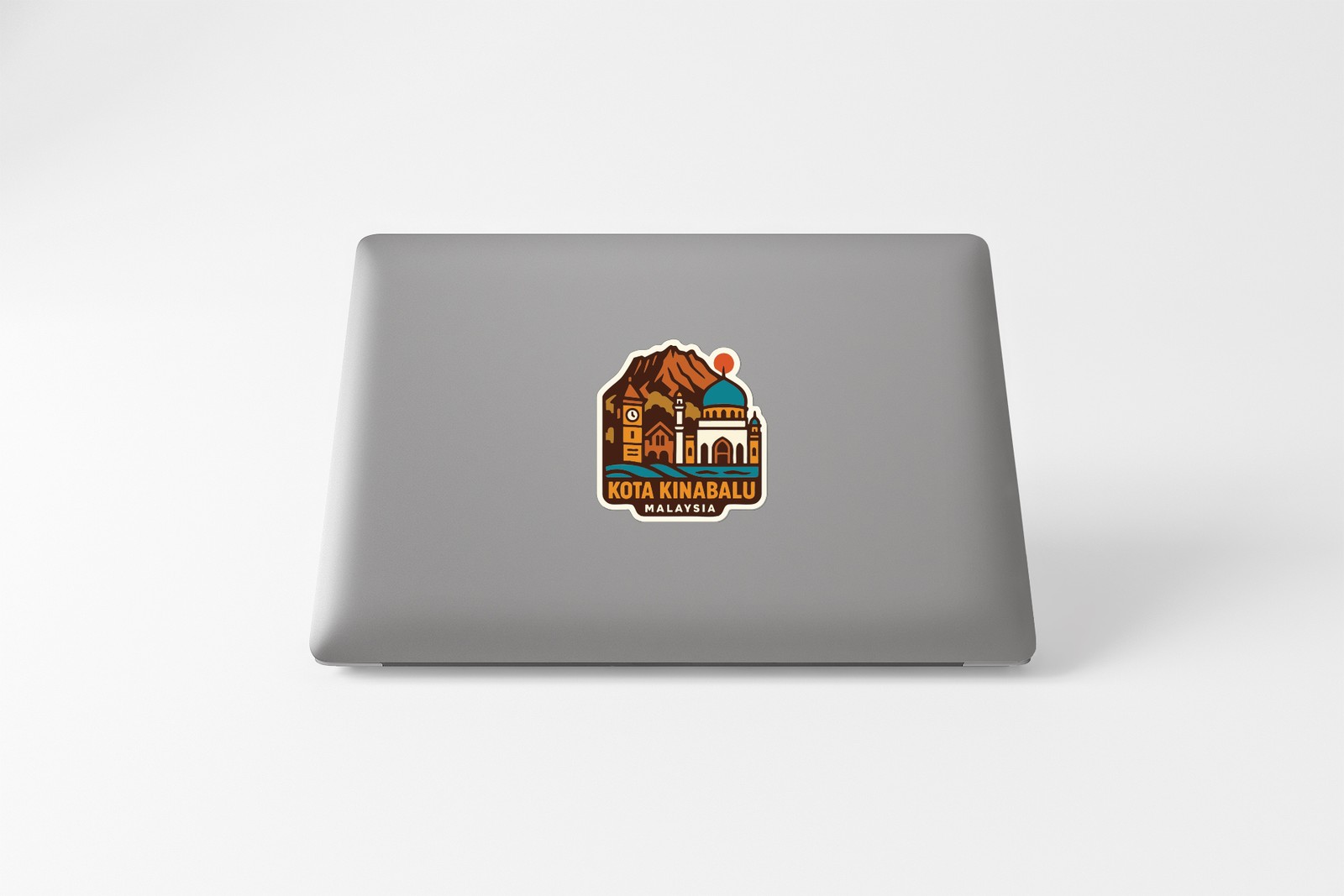 Kota Kinabalu Malaysia Sticker Decal Vinyl Die-Cut City Skyline Landmark Design