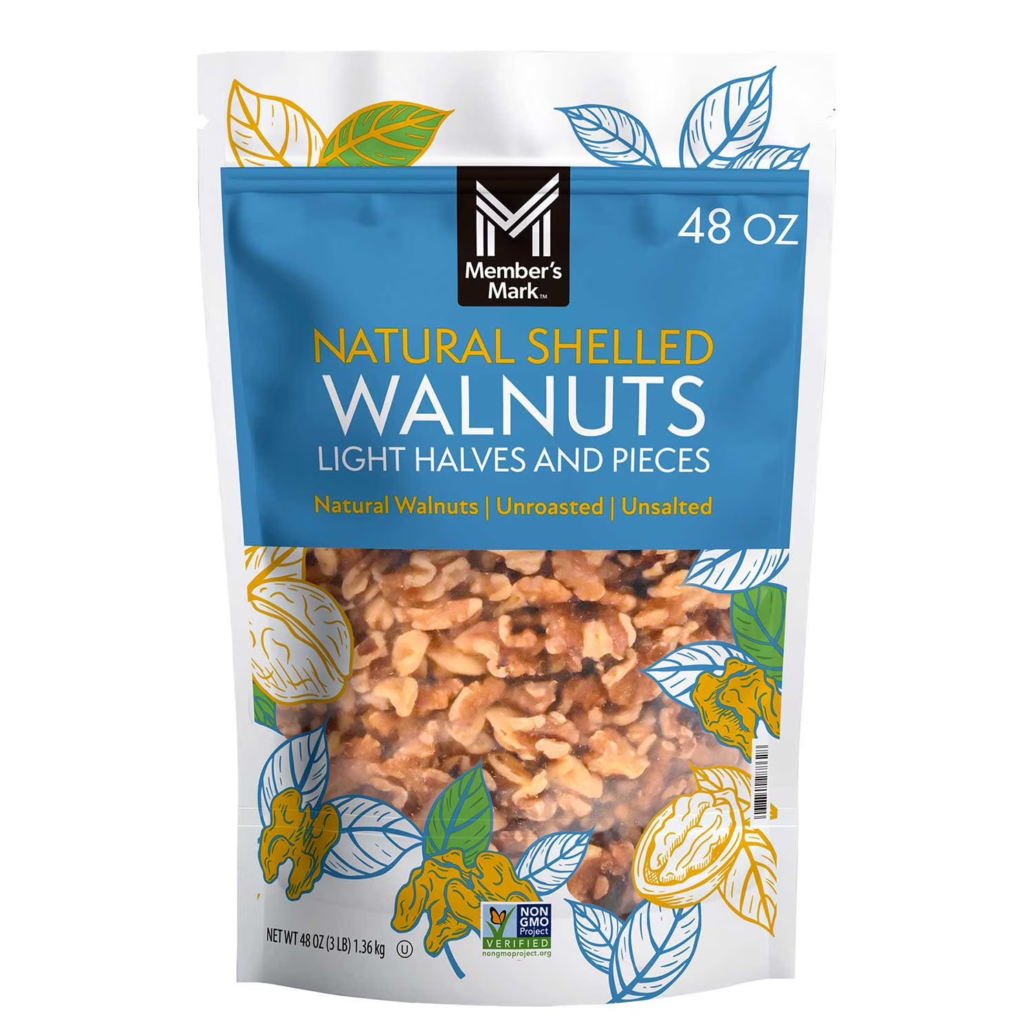 Member’s Mark Natural Shelled Walnuts, 3 lbs. FREE shipping