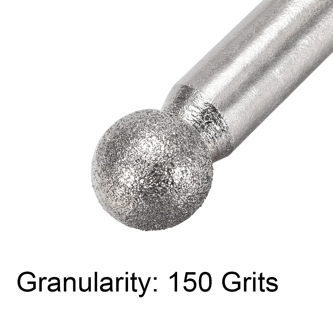 20PCS Diamond Burrs Set for Rotary Tool 1/4-Inch Shank 6mm 8mm 10mm 150 Grit
