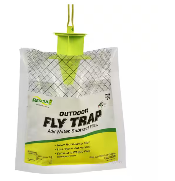 RESCUE! Outdoor Disposable Hanging Fly Trap – in Multipack
