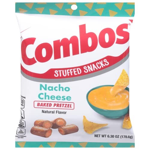 COMBOS NACHO CHEESE PEG PACK 6.3 OUNCES