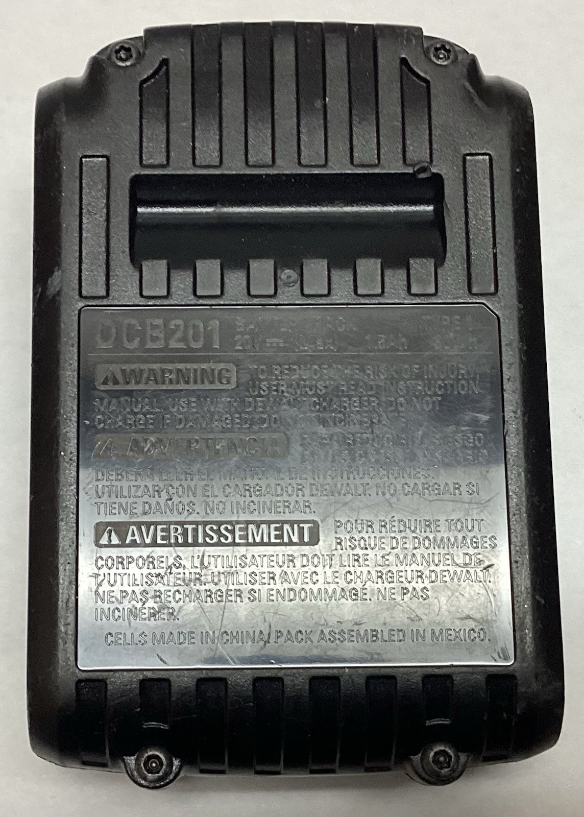 Dewalt DCF885 20V Max Lithium Ion 1/4” Impact Driver w/ DCB201 Battery