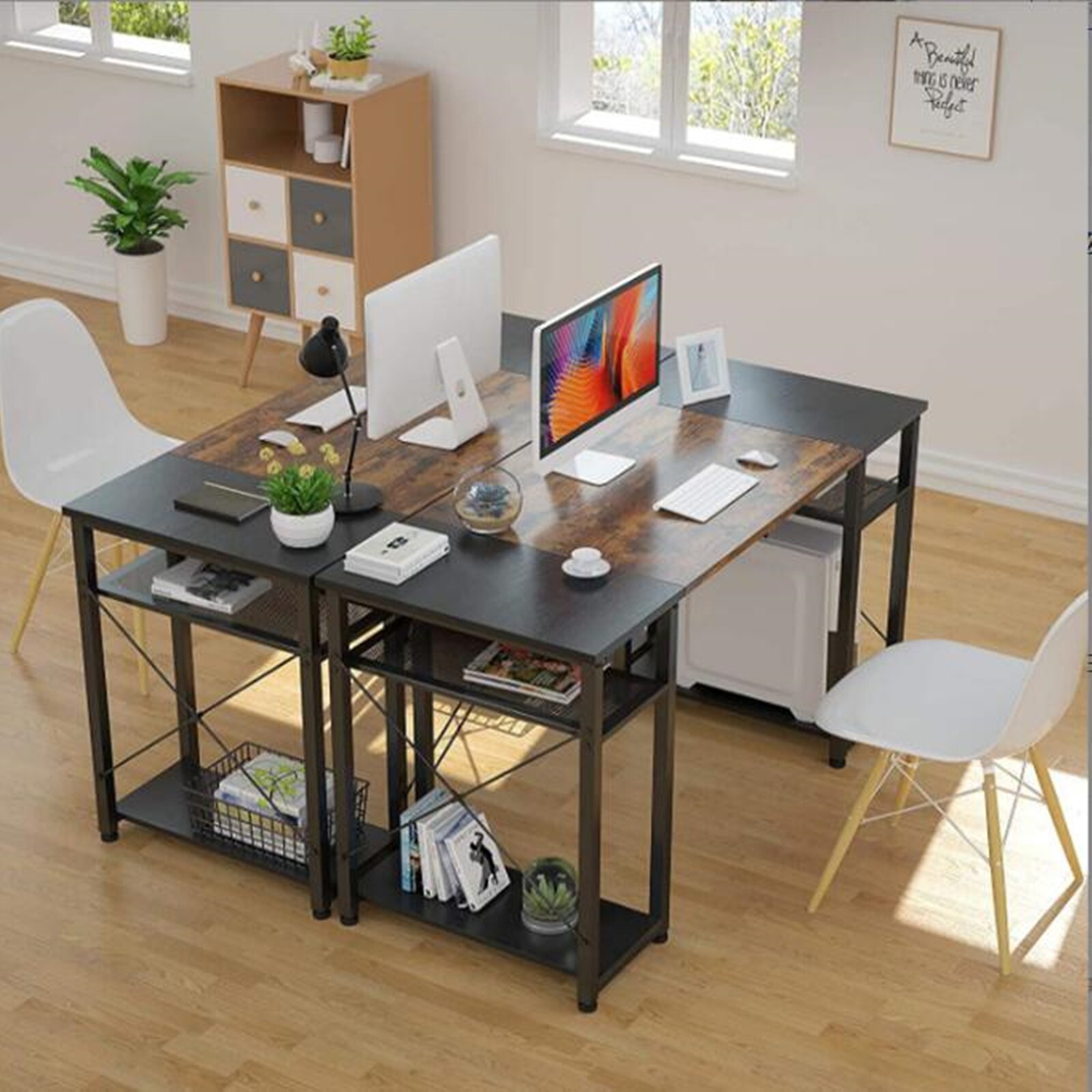 VILOBOS 47″ Computer Desk Home Office Table PC Laptop Study Writing Workstation