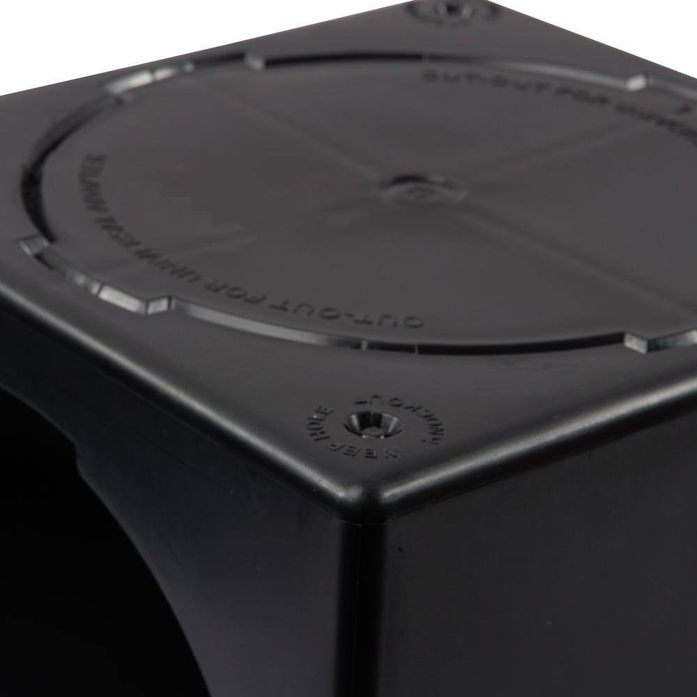 9 In. Square Catch Basin Drain with 2 Openings