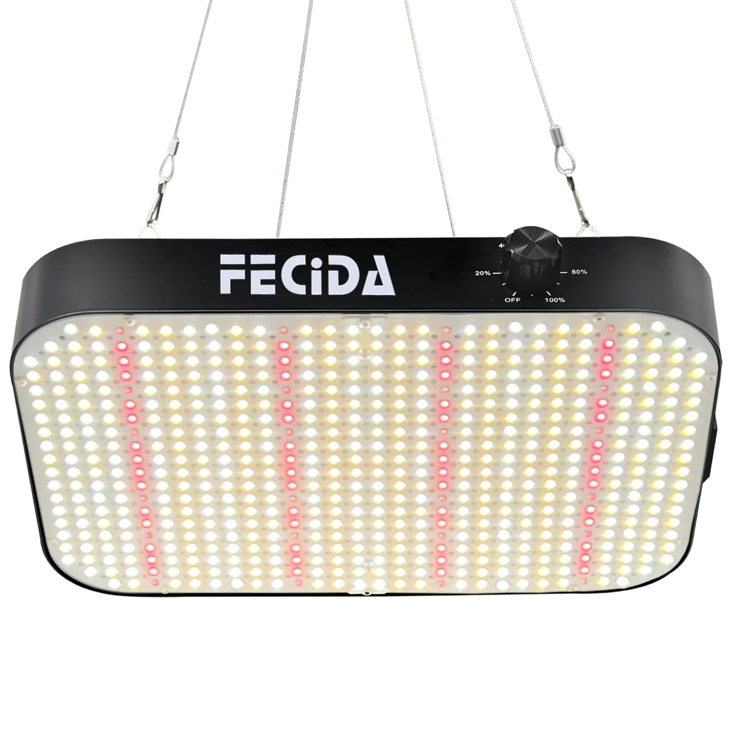 FECiDA 600W 65 Watt, Black Case, Ideal Sunlike Full Spectrum Grow Light