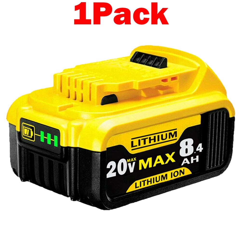 For DeWalt 20V 20 Volt Max XR 8.0AH Lithium Ion Battery /Charger DCB206-2 DCB205