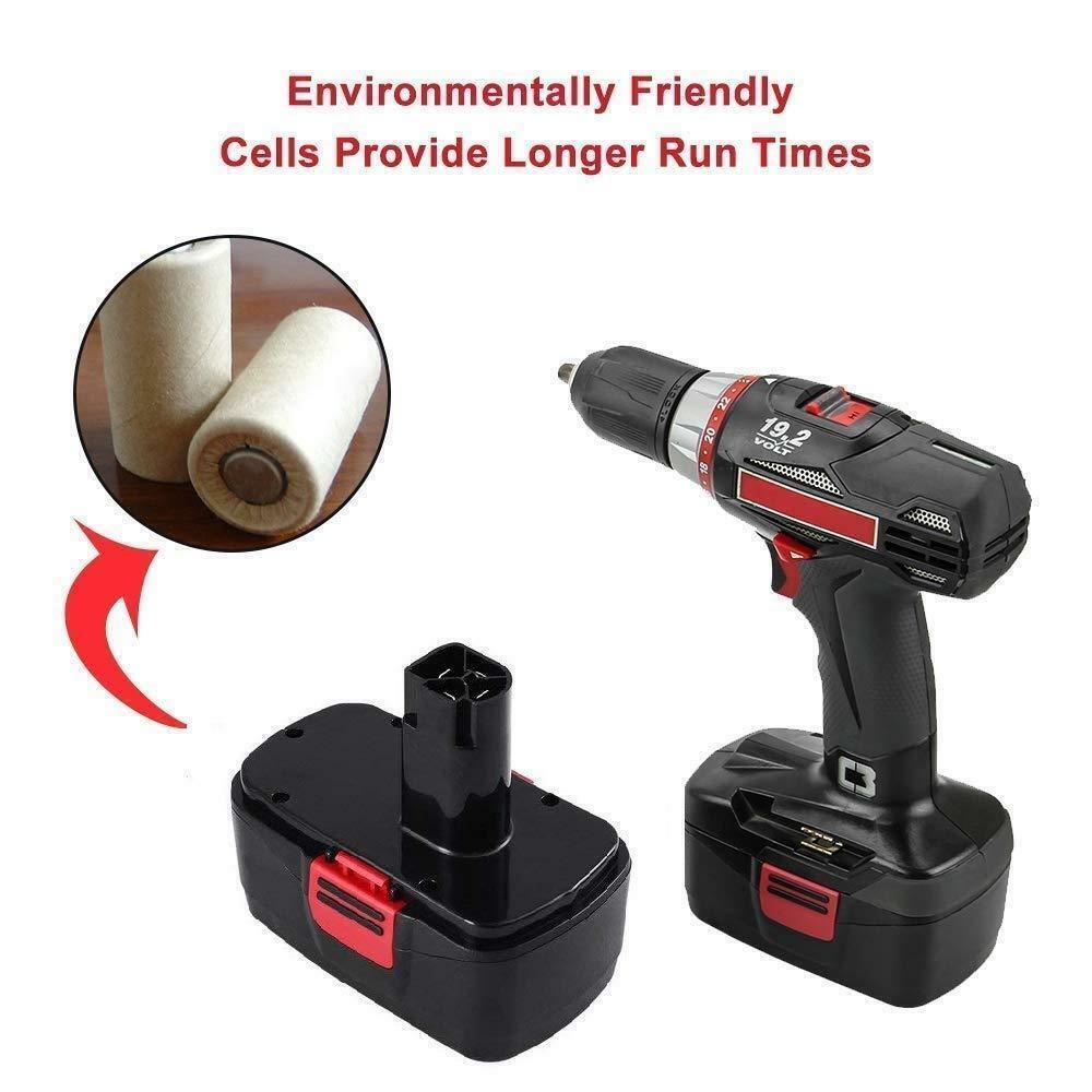 2Pack 19.2 Volt For Craftsman Battery C3 DieHard 130279005 11376 130279003 11375