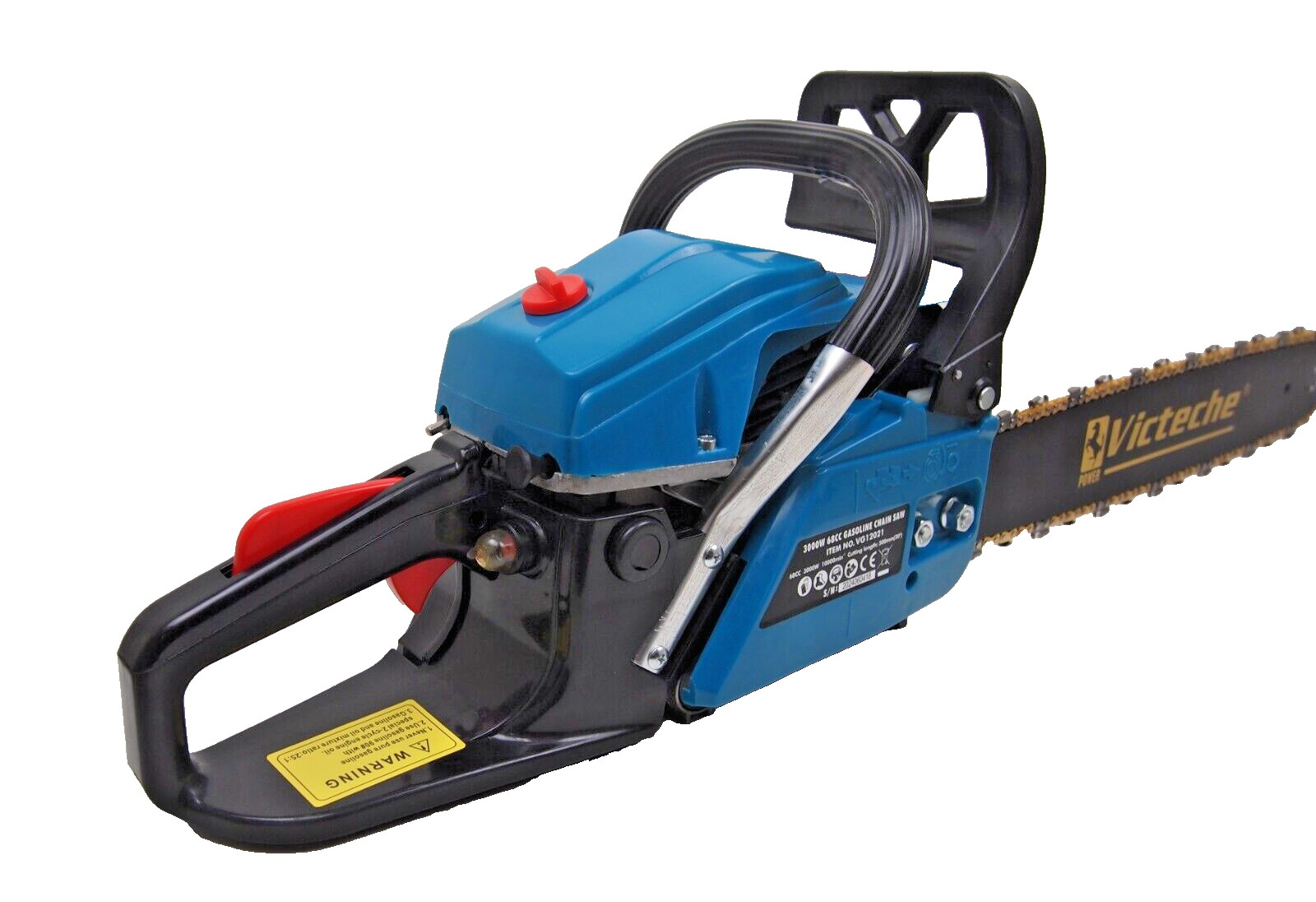 Victeche 20″ Gasoline Chainsaw Petrol Gas Saw Wood Cutting 68cc 2 Stroke VG12021