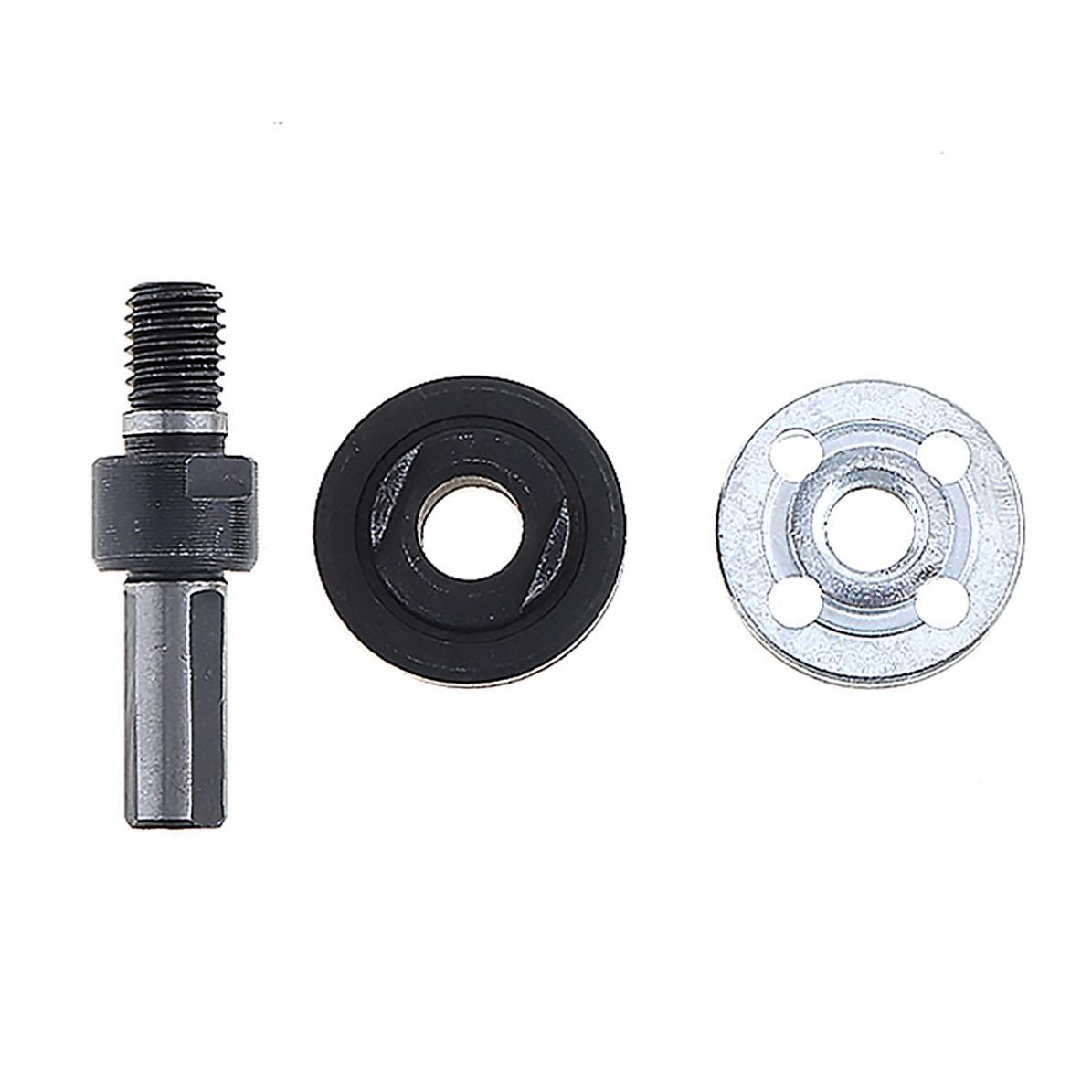 Drill Angle Grinder Adapter with Flange Nut Parts Set Wrench Conversion Tool