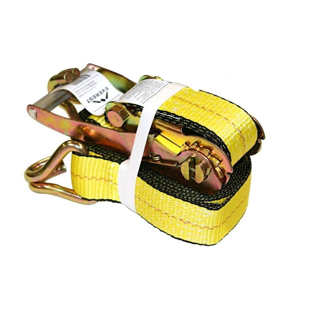 2 In. X 27 Ft. Heavy-Duty Ratchet Tie-Down Trailer Strap (10,000 Lbs.)