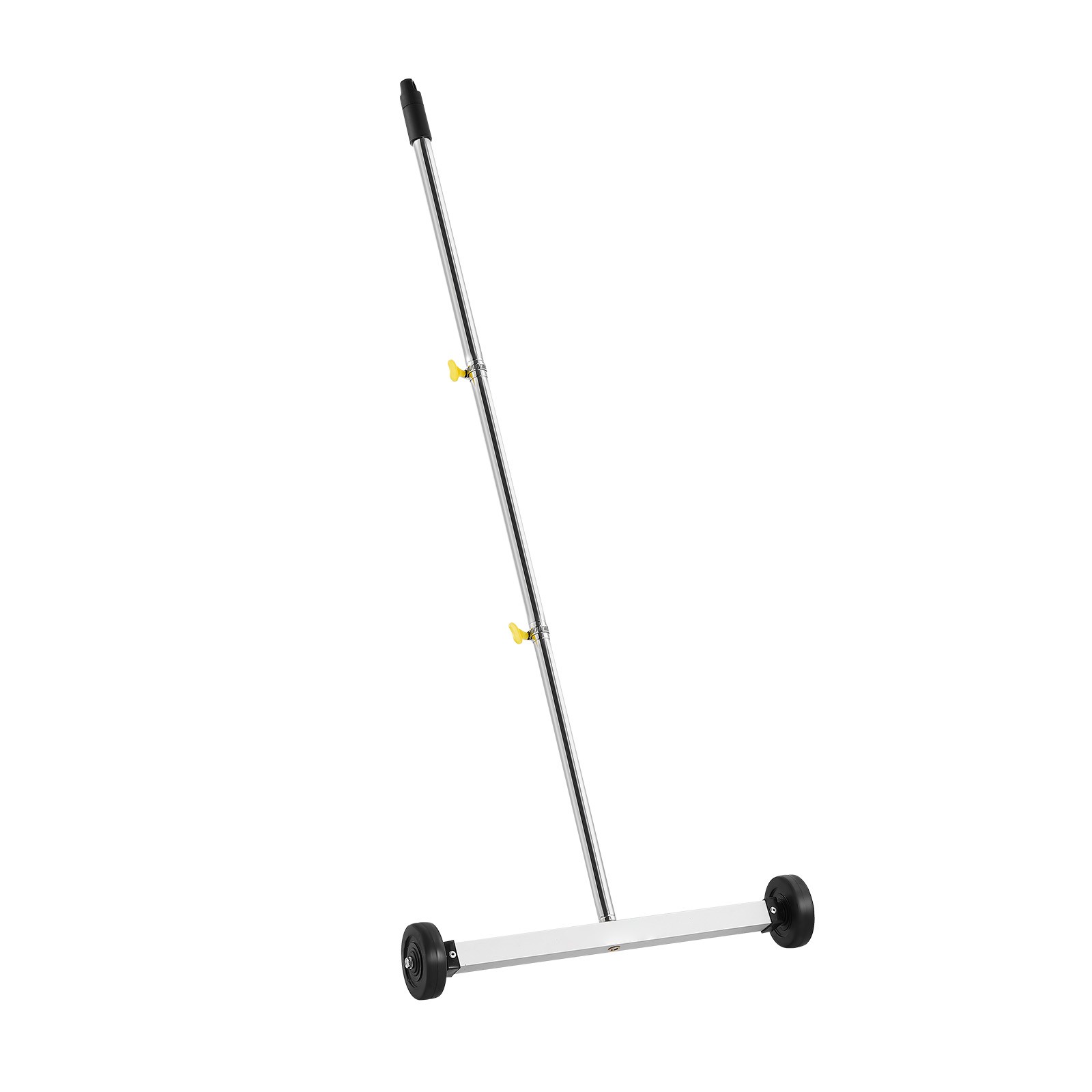 17″ Rolling Magnetic Sweeper Picks up Tools Nails Screws Clips 10 lbs Capacity