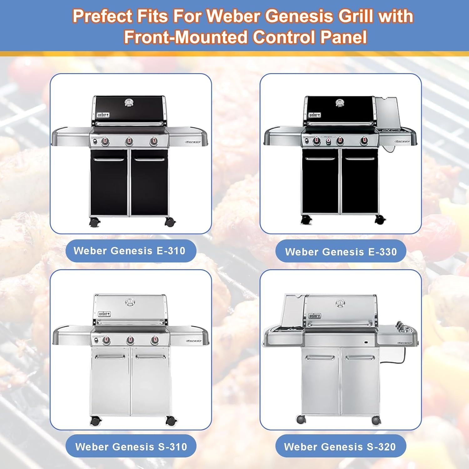Grill Replacement Parts for Weber Genesis 300 Series E310 E320 E330 S310 S320