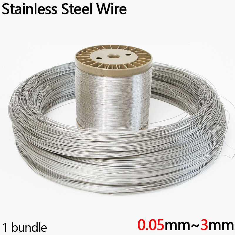 304 Stainless Steel Wire Soft And Hard Steel Wire Rustproof Diameter 0.05mm~3mm
