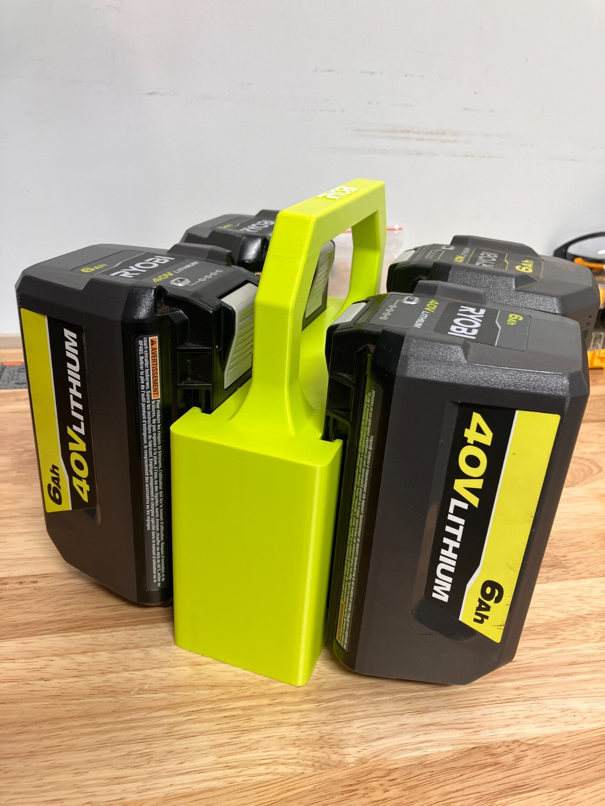 RYOBI 40v Battery Caddy/Carrier/Holder/Storage 4 battery