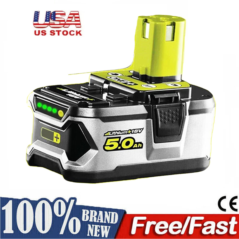 5.0Ah 18V Battery P108 One Plus For RYOBI 18 Volt High Capacity Lithium-Ion New