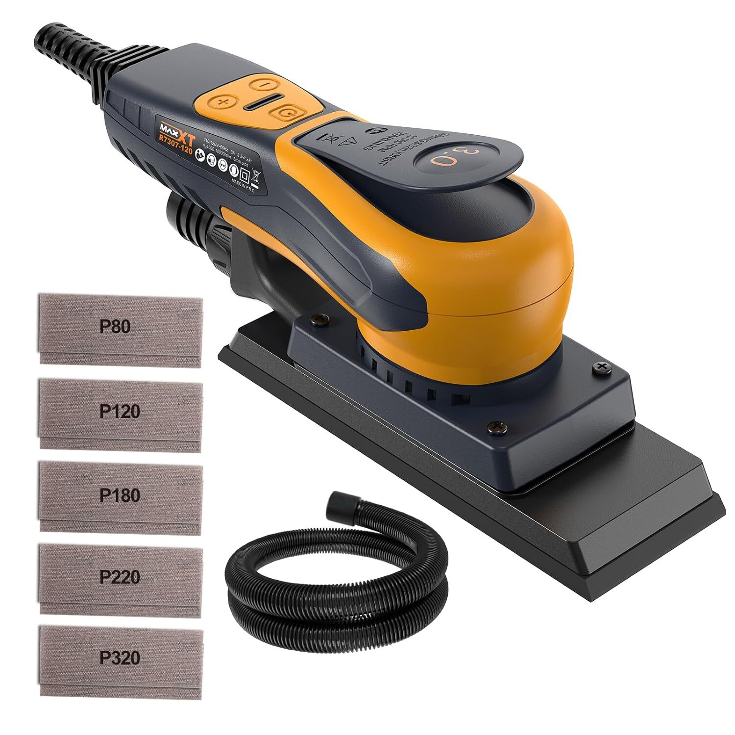 Electric Brushless Sheet Sander 350W 3A Variable Speed Corded Orbital Sanders