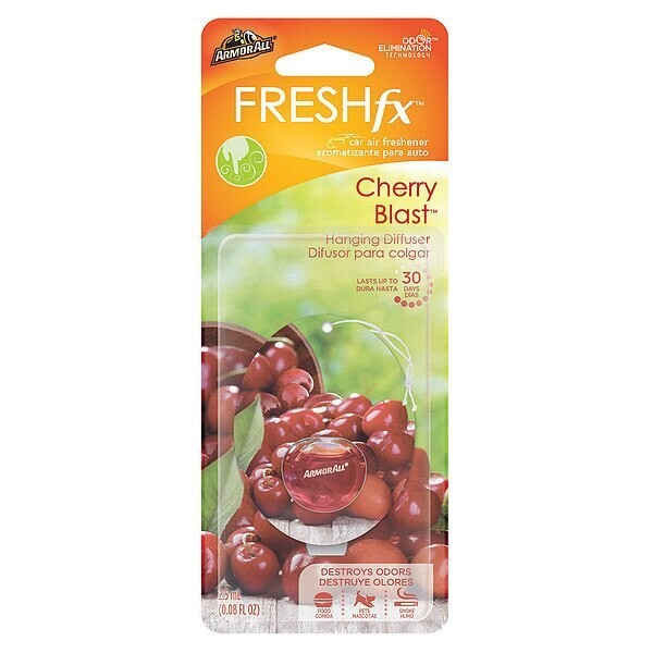 6 ArmorAll Fresh FX Hanging Diffuser Car Air Freshener Cherry Blast Each 0.08 oz