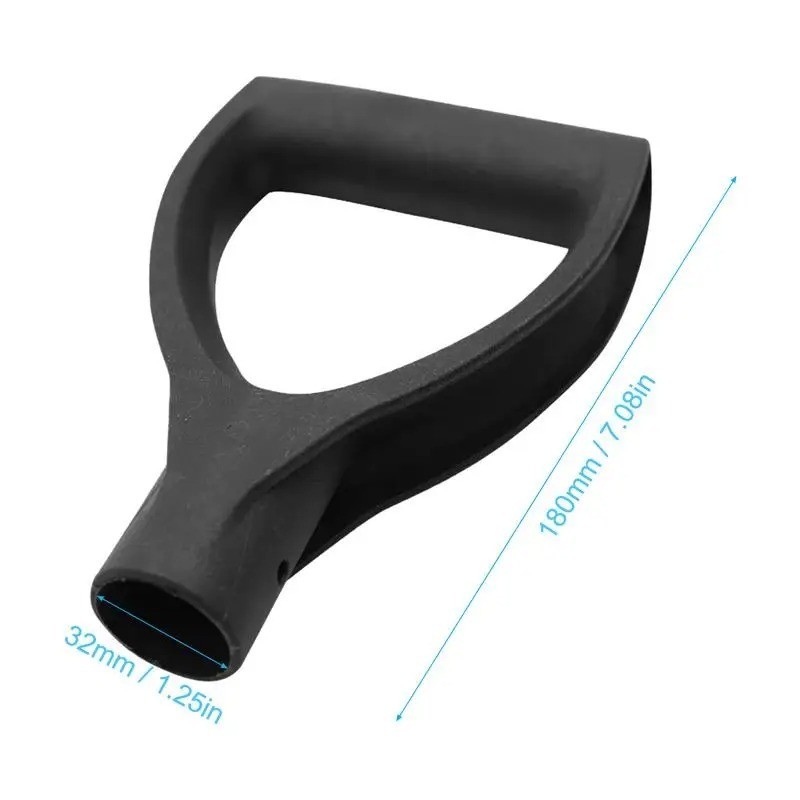 D-Shape Snow Shovel Grip Thickened Plastic Handle Replacement for Shovel Rake To