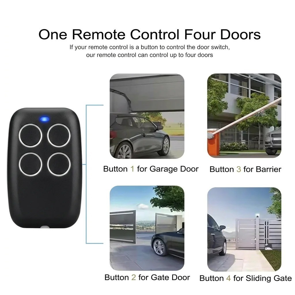 Universal 433MHz Garage Gate Remote Control Cloning Duplicator
