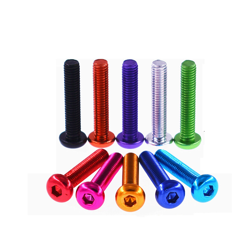 M4 Aluminum Alloy Hex Socket Pan Head Allen Bolts Screws 10mm 12mm