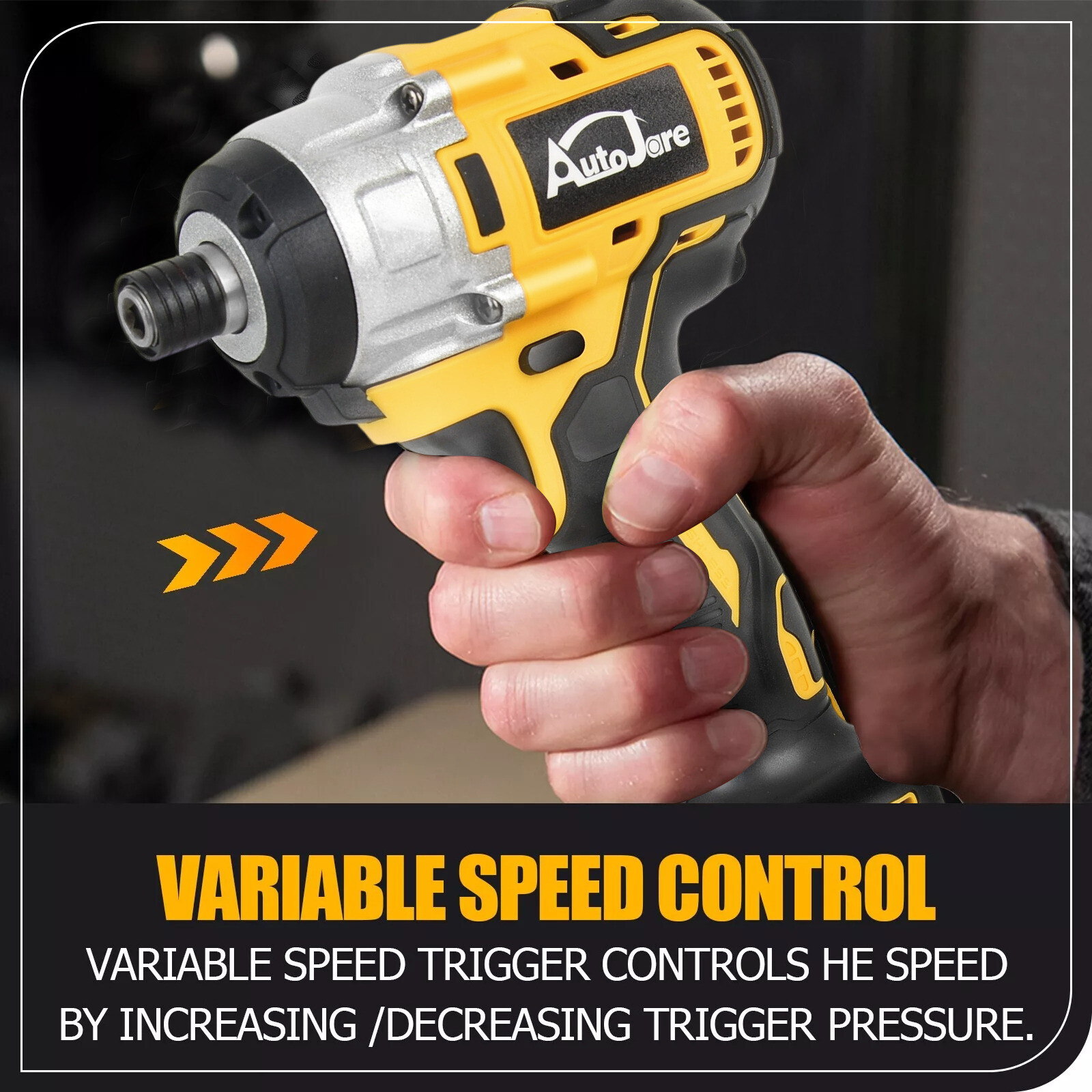 Brushless Cordless Impact Driver,for Dewalt 20V Max Battery,1/4″ Compact,2 Speed