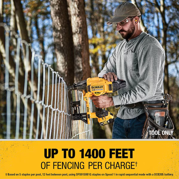 DEWALT DCFS950B 20V MAX XR 9GA Fencing Stapler Cordless Bare Tool Open Box New