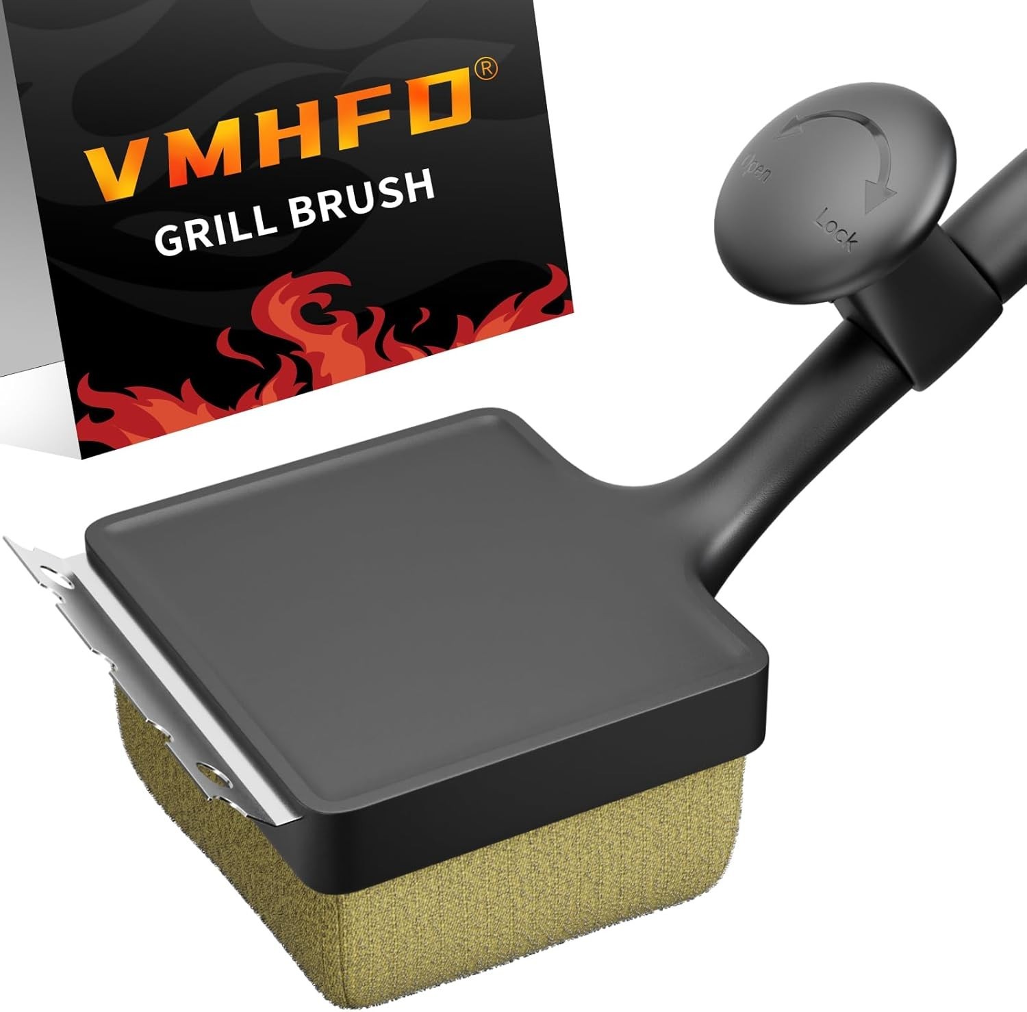 Grill Brush and Scraper, Bristle Free Steam Cleaning Safe for All Grill Types…