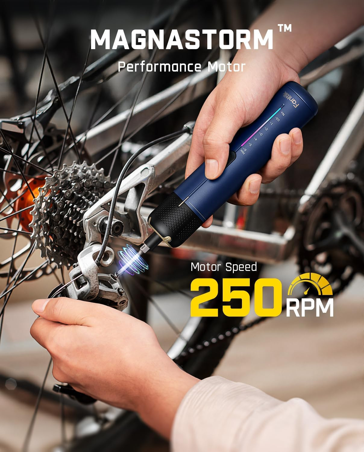S2 Pro Electric Screwdriver, Cordless Screwdriver Set(Navy Blue) | 7 Torque Sett