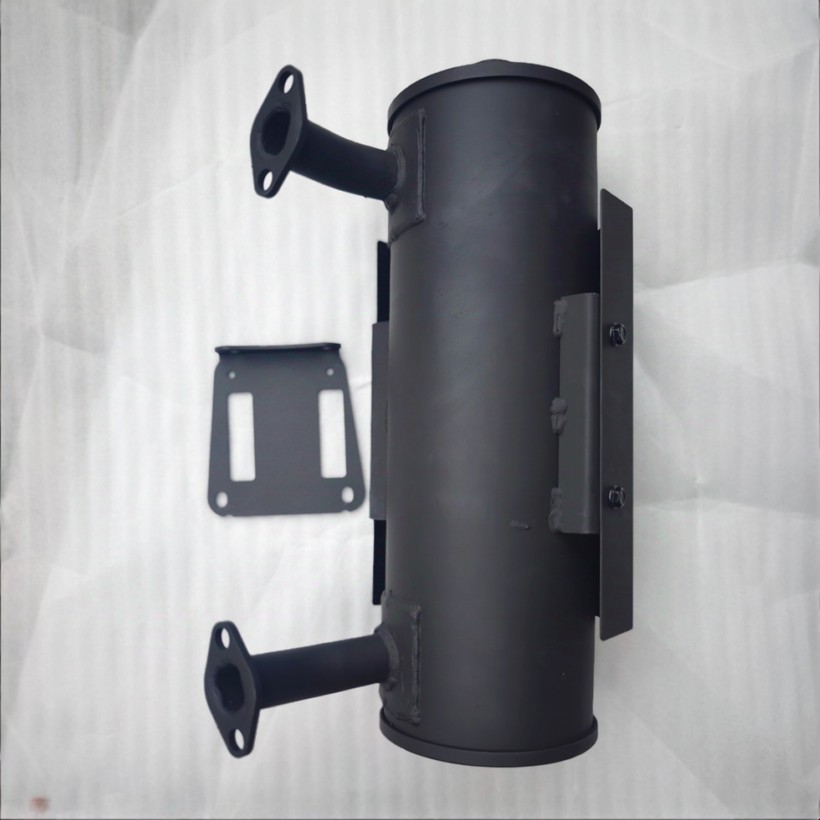 Muffler Fit For Kohler CH18-CH25, CH620-CH740 Oil Filter Side W/ Gasket & Shield