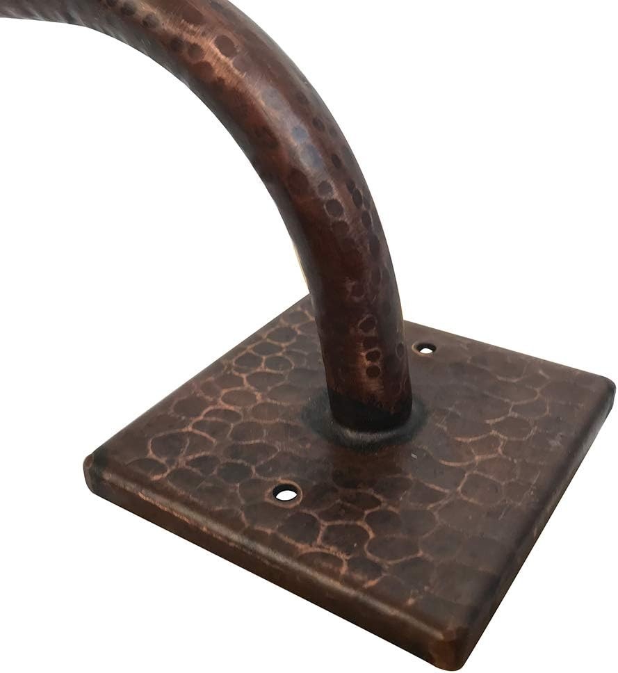 TR30DB 30-Inch Hand Hammered Copper Towel Bar, Oil Rubbed Bronze