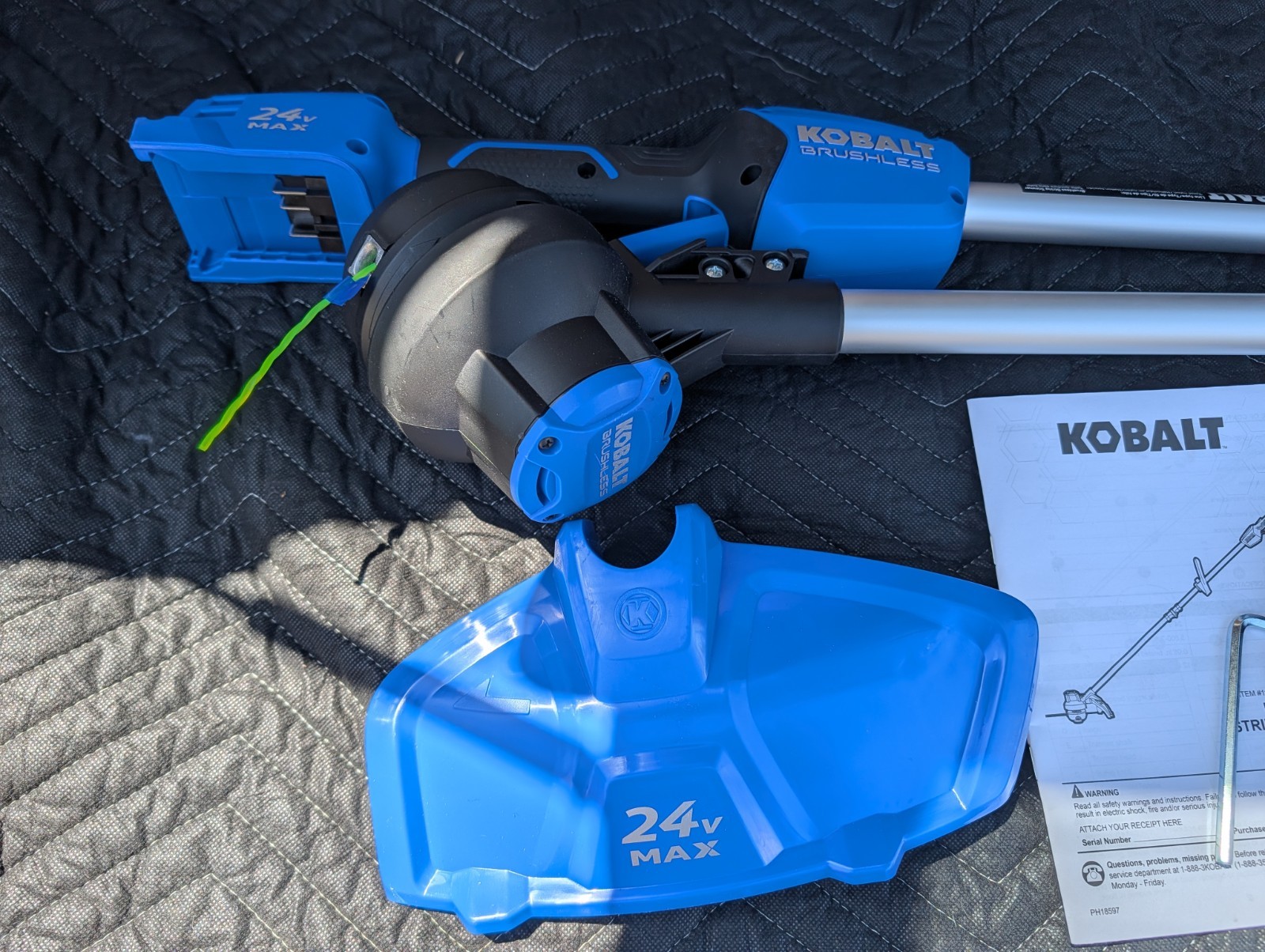 NEW OB KOBALT 24V Brushless String Trimmer KST 2224B-03 Tool Only