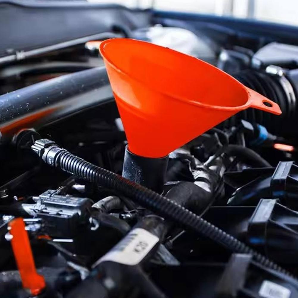 4 Plastic Funnel Set Auto Home Kitchen Garden Engine Oil Water Tool 2″ 3″ 4″ 5″