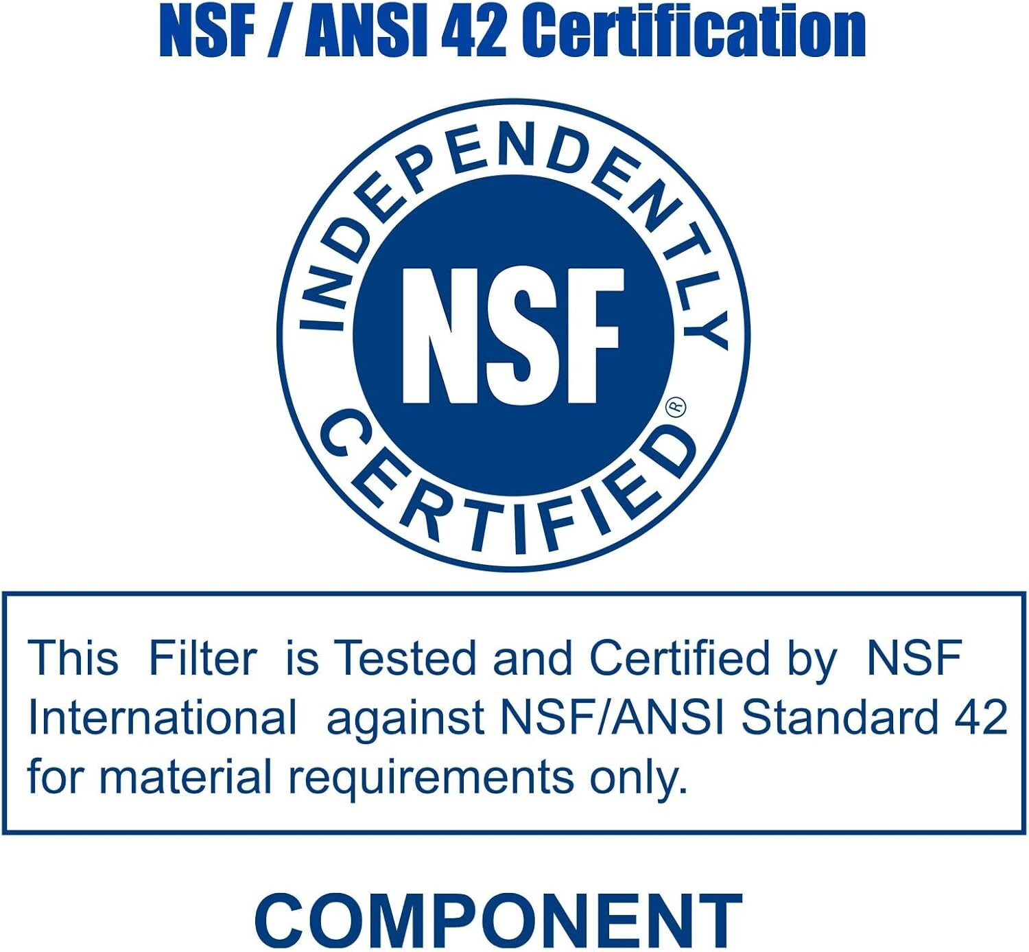 3-Pack RF-9999 Water Filter Faucet Replacement for RF-9999 Faucet, NSF Certified
