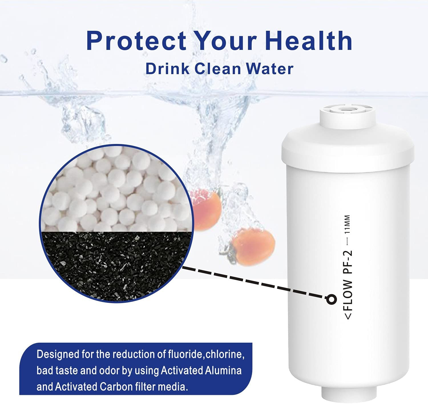 Fluoride Arsenic replacement Filters fits Berkey PF-2, Gravity System, Set of 2