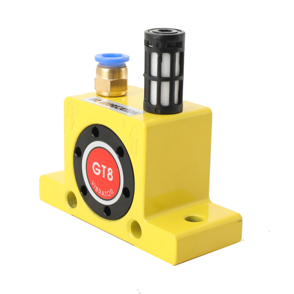 10 PCS GT8 Pneumatic Air Turbine Vibrators G1/8” Air Rotary Vibrator Golden