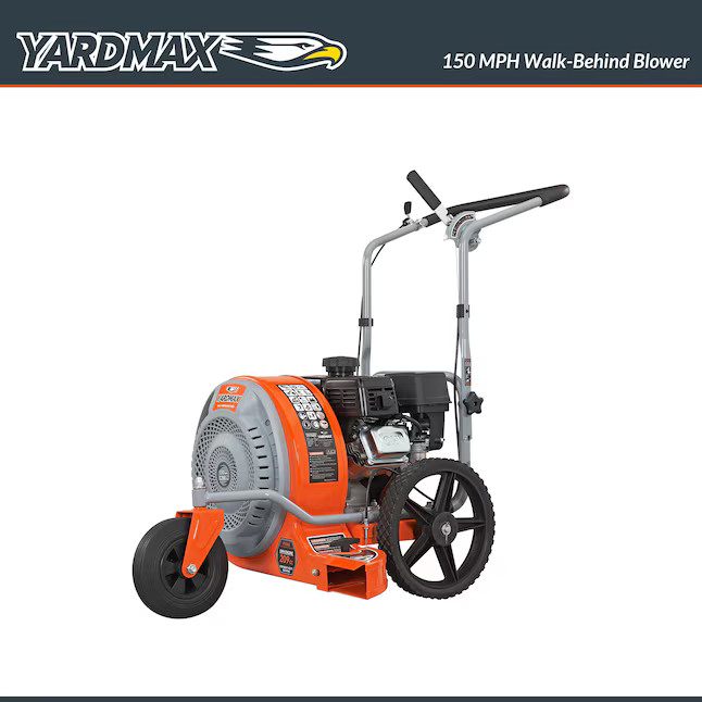 YARDMAX YF1565 209-cc 4-cycle 1200-CFM 150-MPH Gas Walk-behind Leaf Blower