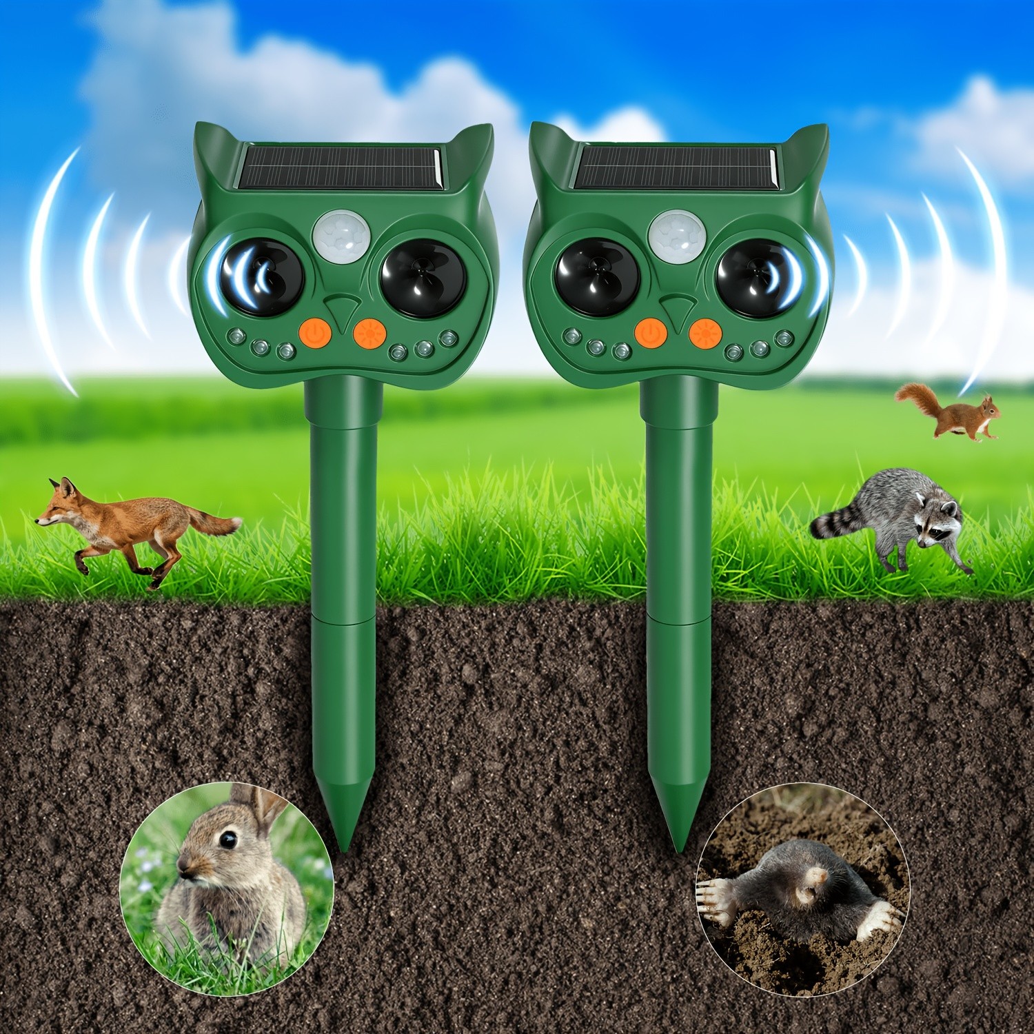 ultrasonic rat repeller IP44 1300mAh