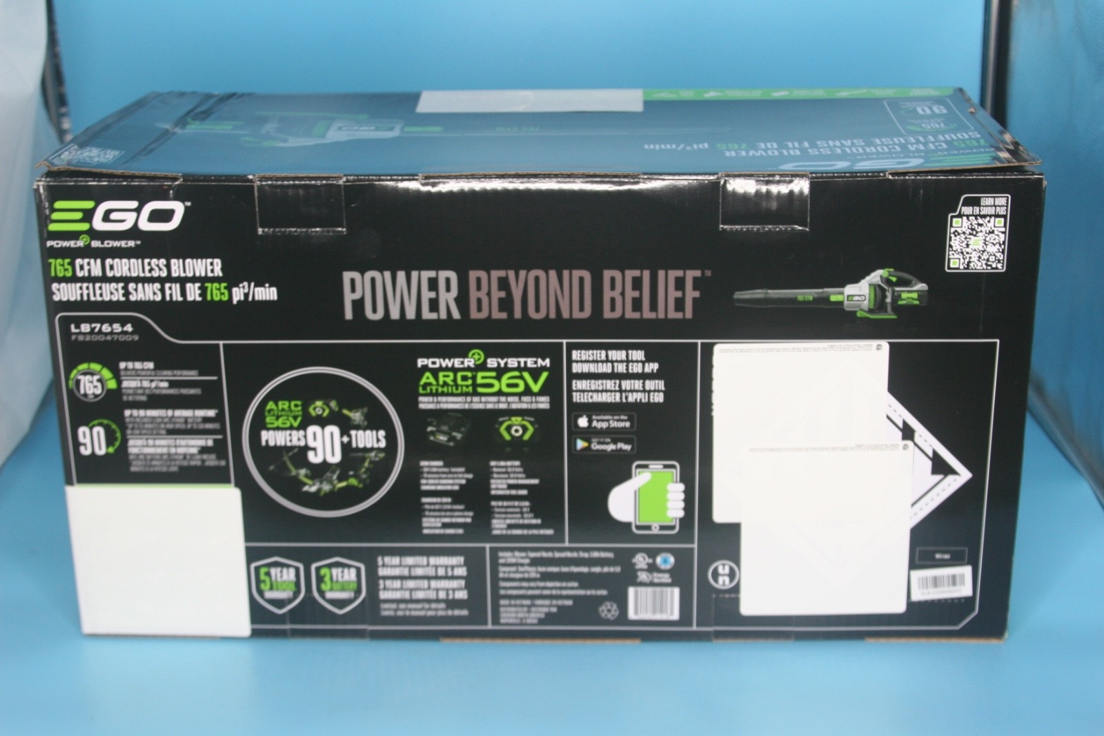 EGO Power+ LB7650 765 CFM Leaf Blower – Battery and Charger Not Included