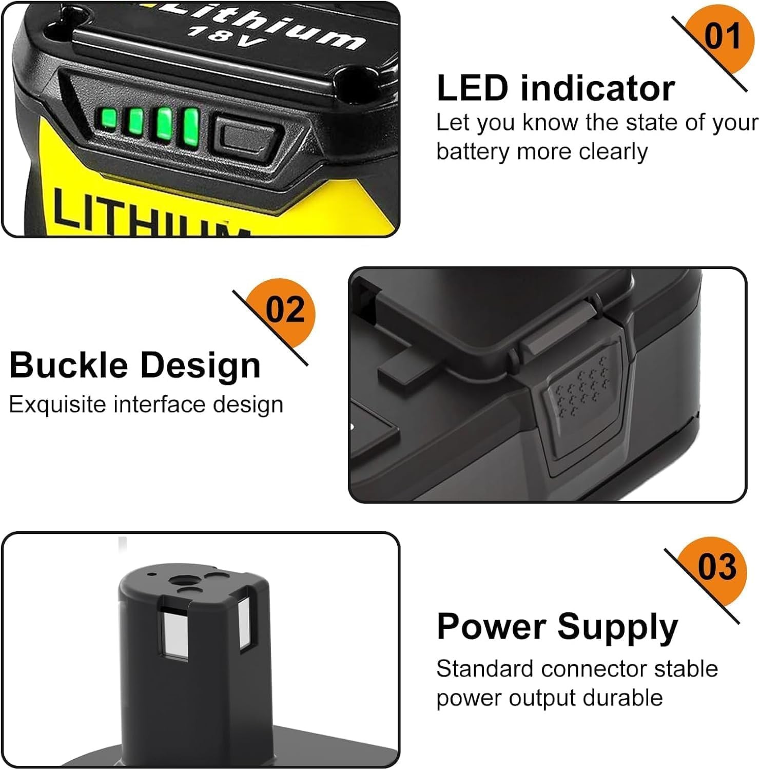 Topbatt Upgraded 2Pack 8000Mah Replacement For Ryobi 18V 8.0Ah Battery