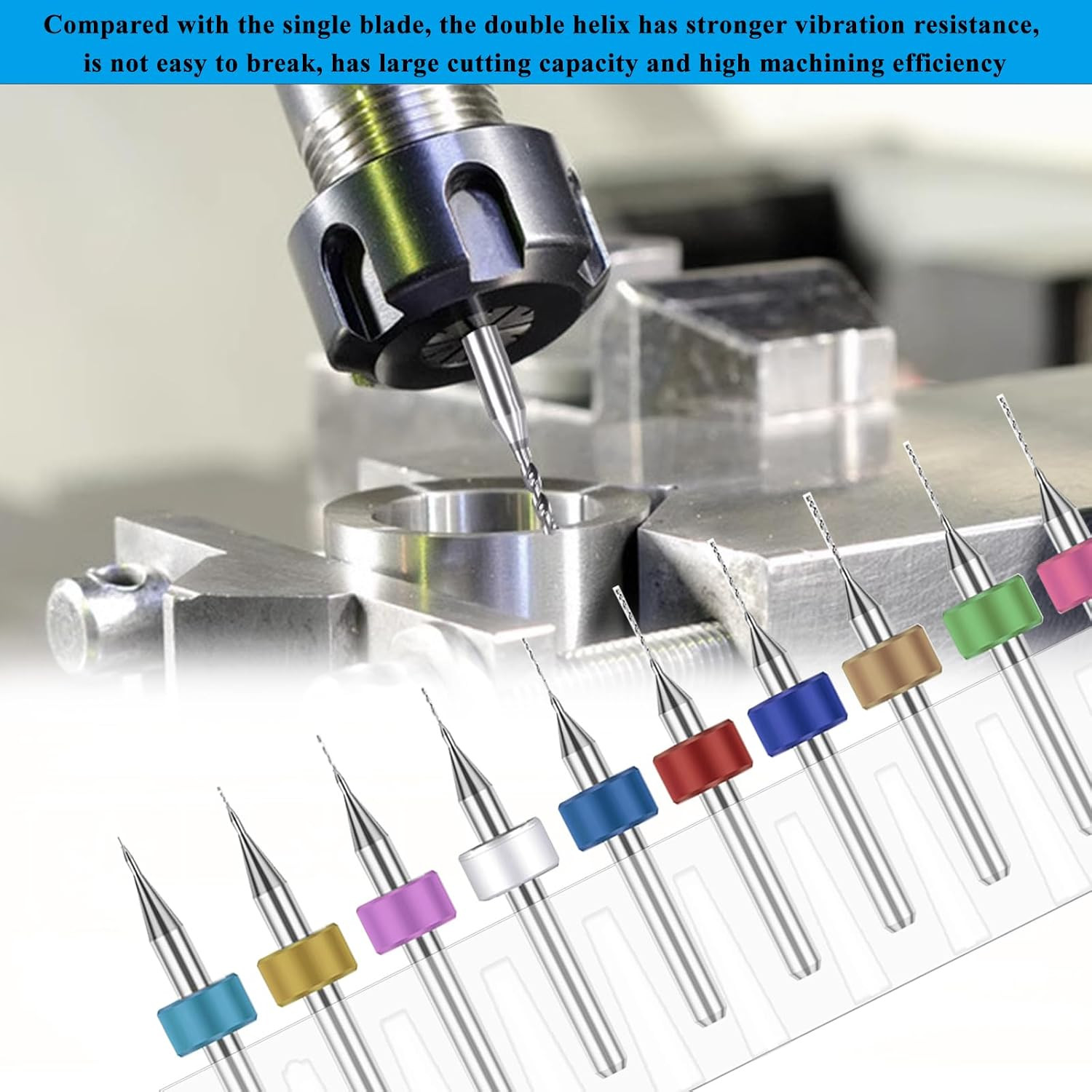 30Pcs Micro Drill Bits Set for Most Rotary Tools,Spiral Flute 0.1Mm-3Mm