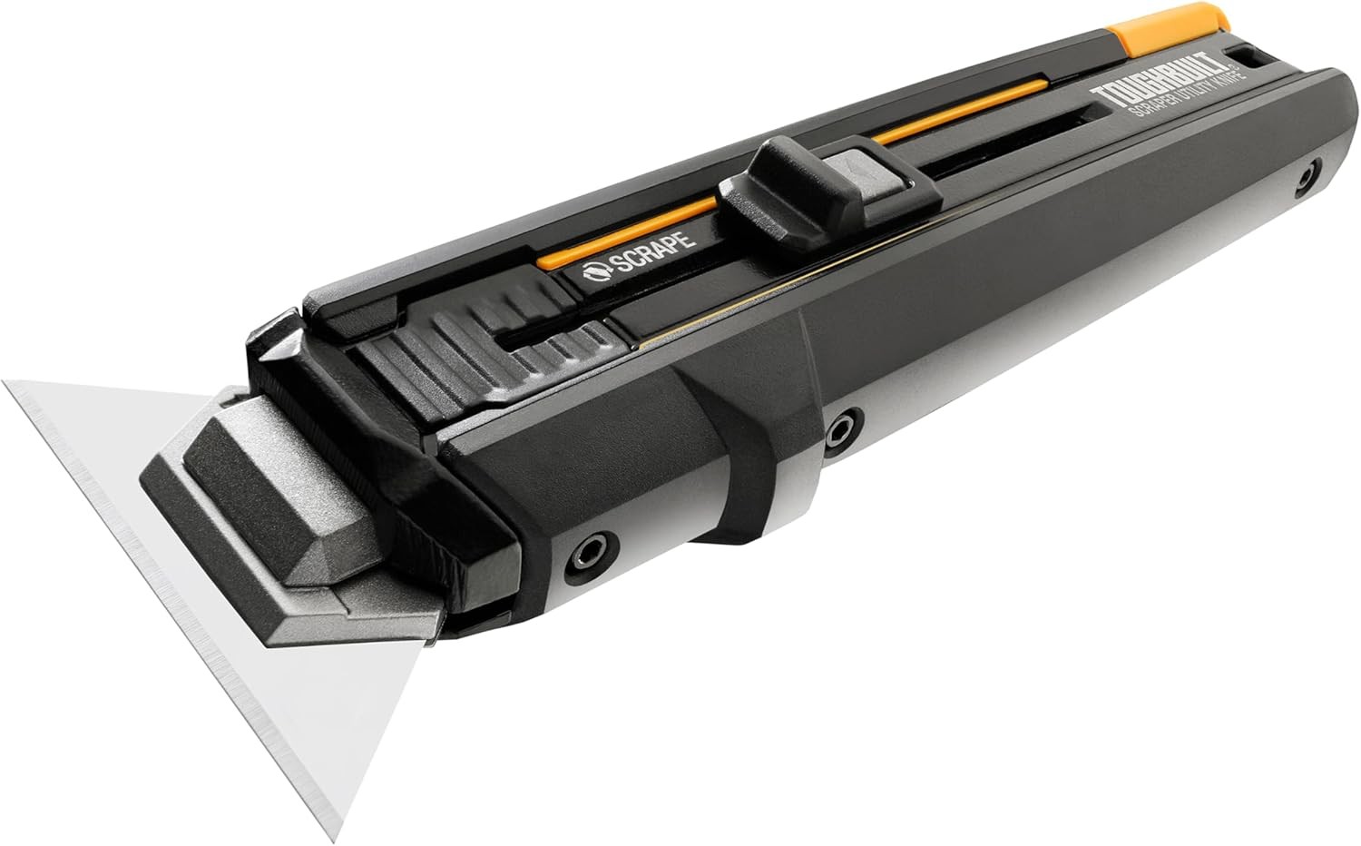 ToughBuilt – Scraper Knife 5 Blades,Integrated Scraper Edge, Quick-Change Blade